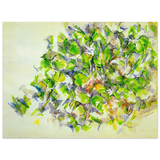 Foliage by Paul Cézanne – art poster