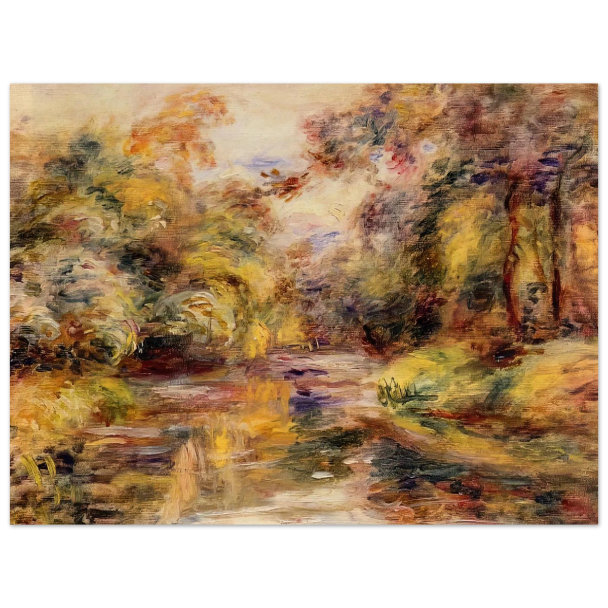Little River by Pierre-Auguste Renoir – art poster, view 2