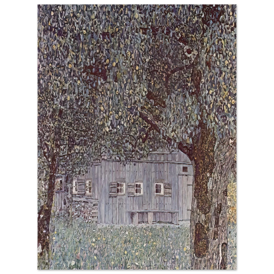 Farmhouse In Upper Austria by Gustav Klimt (1912) – art poster