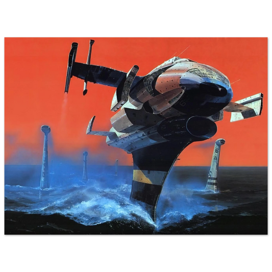 Untitled Artwork No. 6 by Chris Foss – art poster