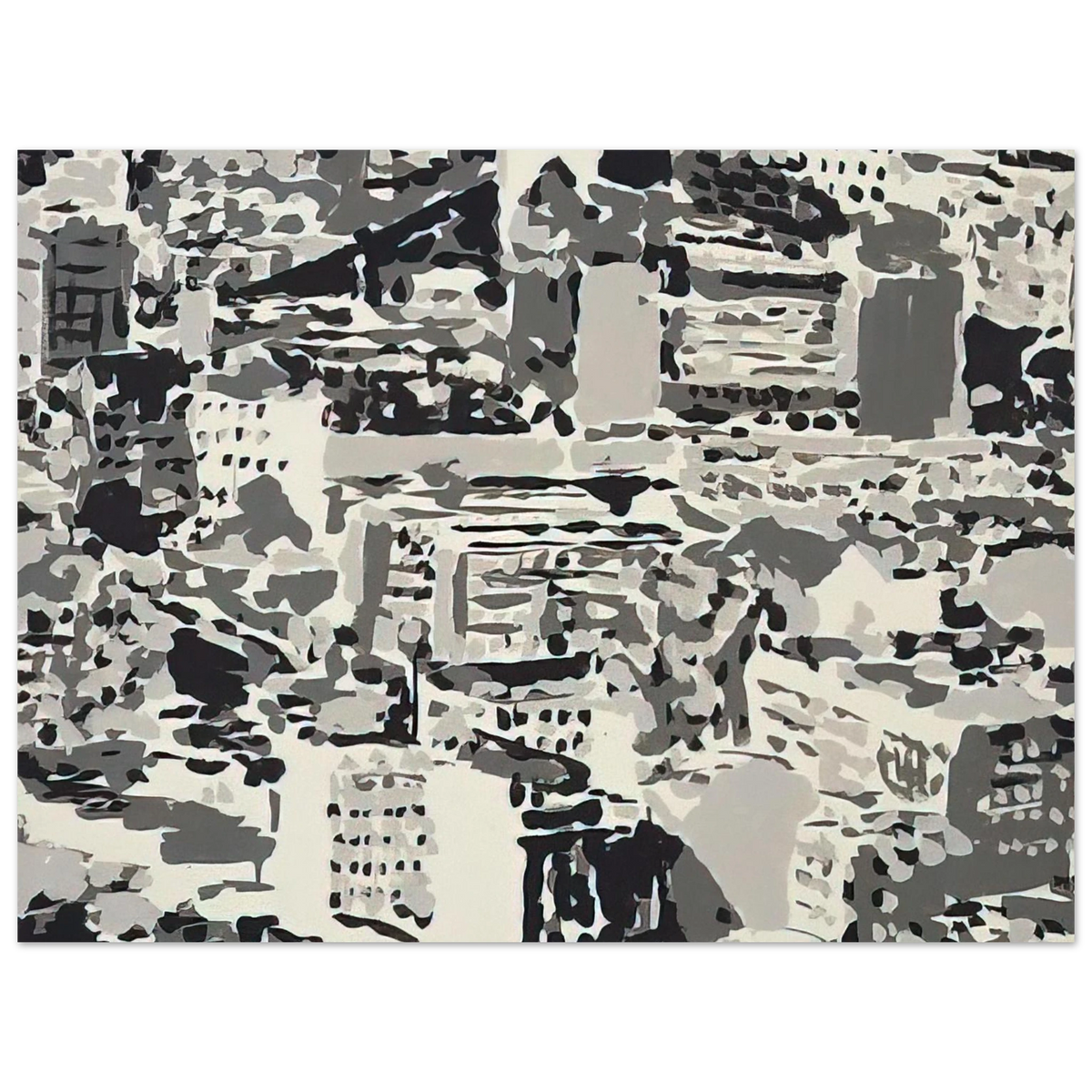 Townscape by Gerhard Richter (1969) – art poster