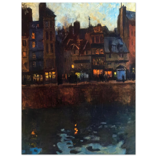 Pier Of Le Havre In The Evening by Raoul Dufy (1901) – art poster, view 2