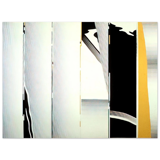 Mirror Six Panels 1 by Roy Lichtenstein (1970) – art poster, view 2