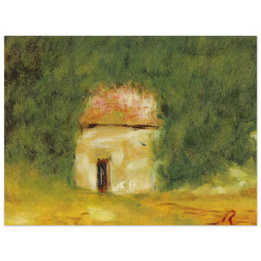The Little House by Pierre-Auguste Renoir – art poster