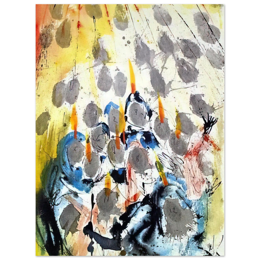 Apparuerunt Illis Dispertitae Linguae Acts 1 14 by Salvador Dali (1967) – art poster