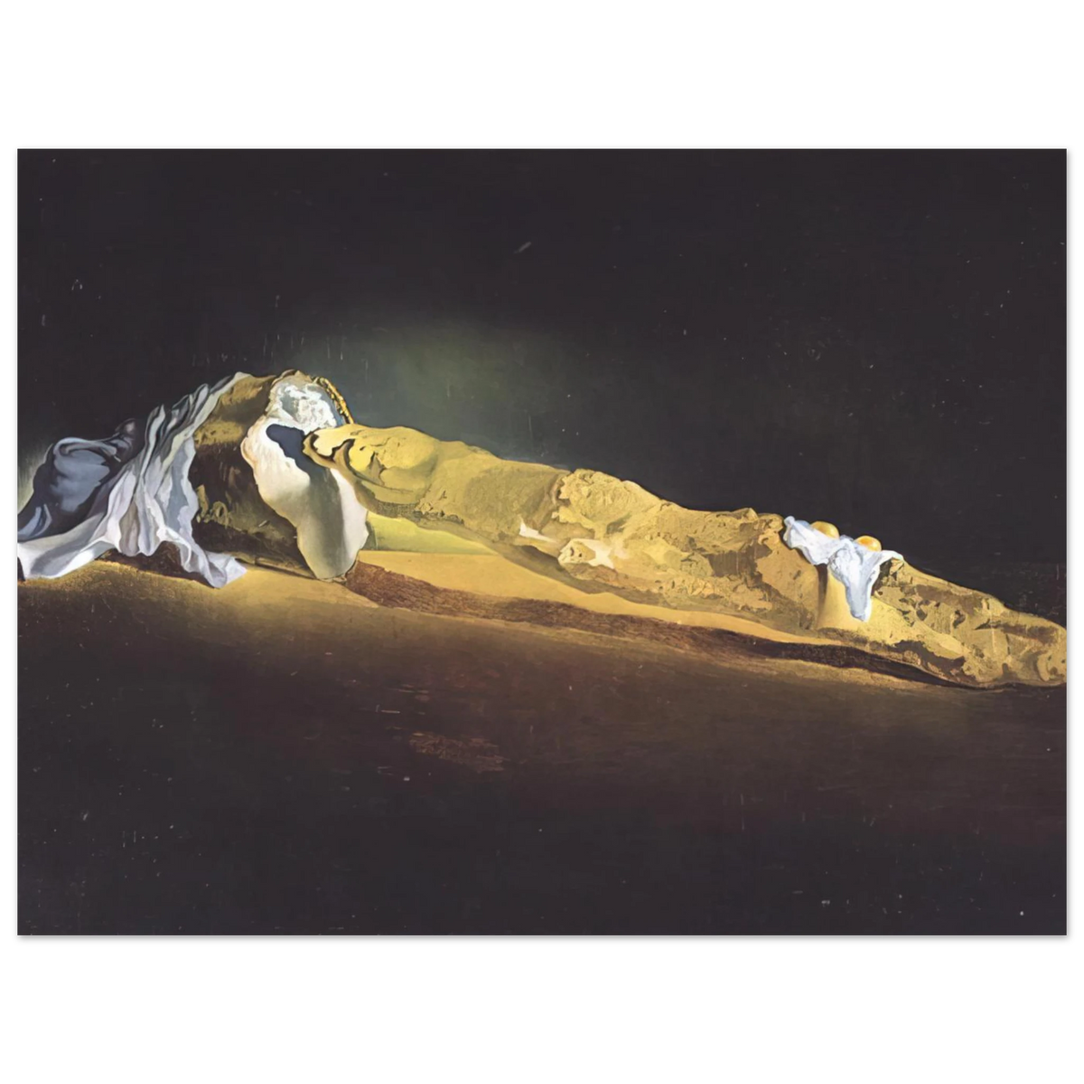 Ordinary French Loaf With Two Fried Eggs by Salvador Dali – art poster, view 2
