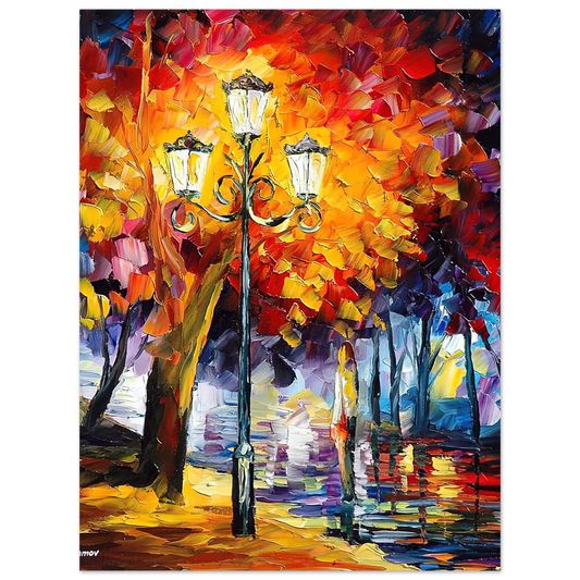 Autumn Walk by Leonid Afremov – art poster, view 2