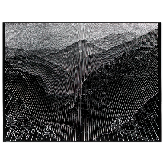 Rossano Calabria February by M.C. Escher (1931) – art poster, view 2