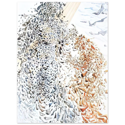 Opposition by Salvador Dali – art poster, view 2