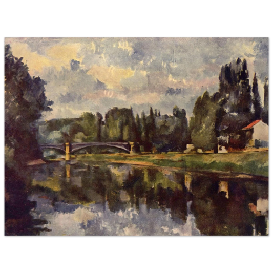 Bridge Over The Marne by Paul Cézanne – art poster