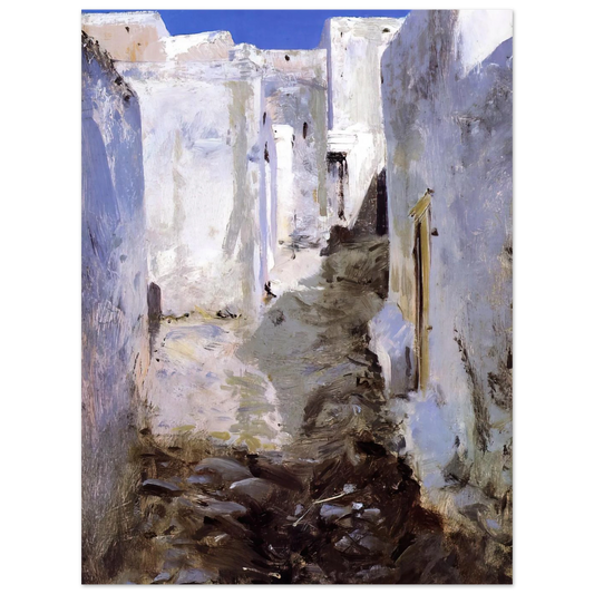 A Street In Algiers by John Singer Sargent – art poster, view 2
