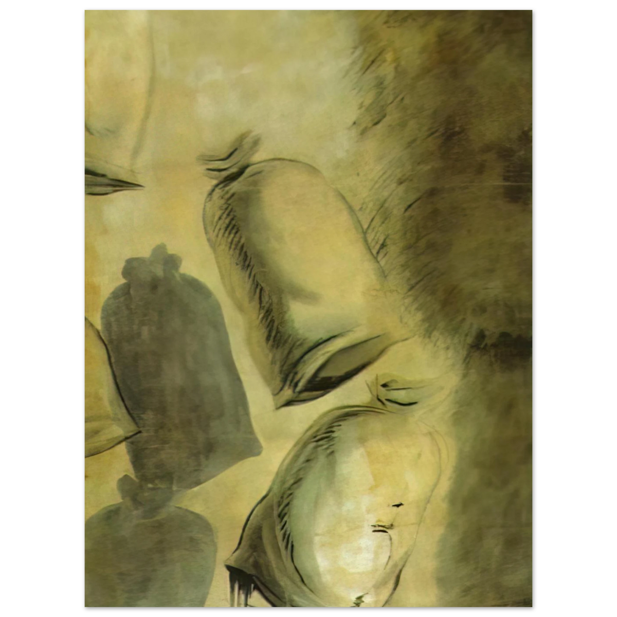 Set Design For The Ballet Los Sacos Del Molinero 1 by Salvador Dali – art poster, view 2