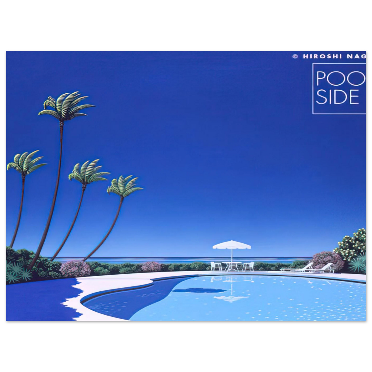 Poolside No. 23 by Hiroshi Nagai – art poster