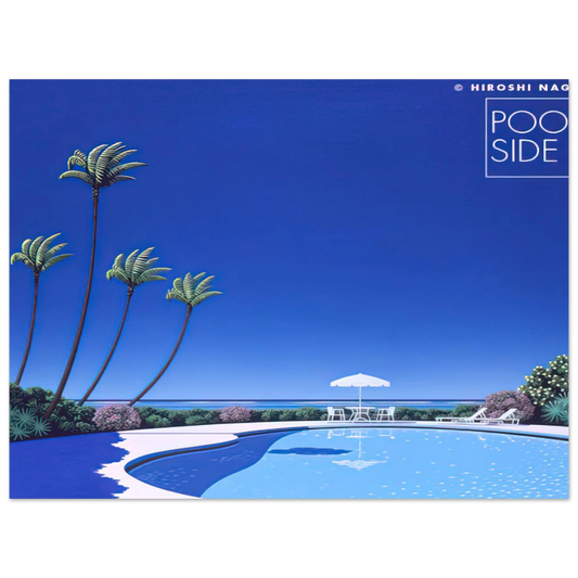 Poolside No. 23 by Hiroshi Nagai – art poster
