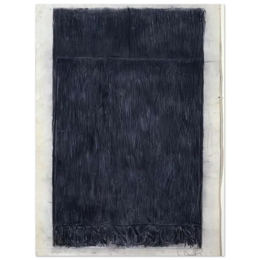 Tennyson by Jasper Johns (1959) – art poster