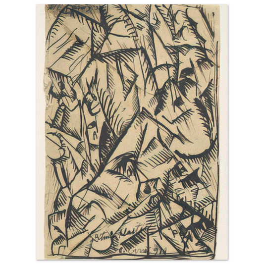 Ritmi Plastici by Carlo Carra (1911) – art poster