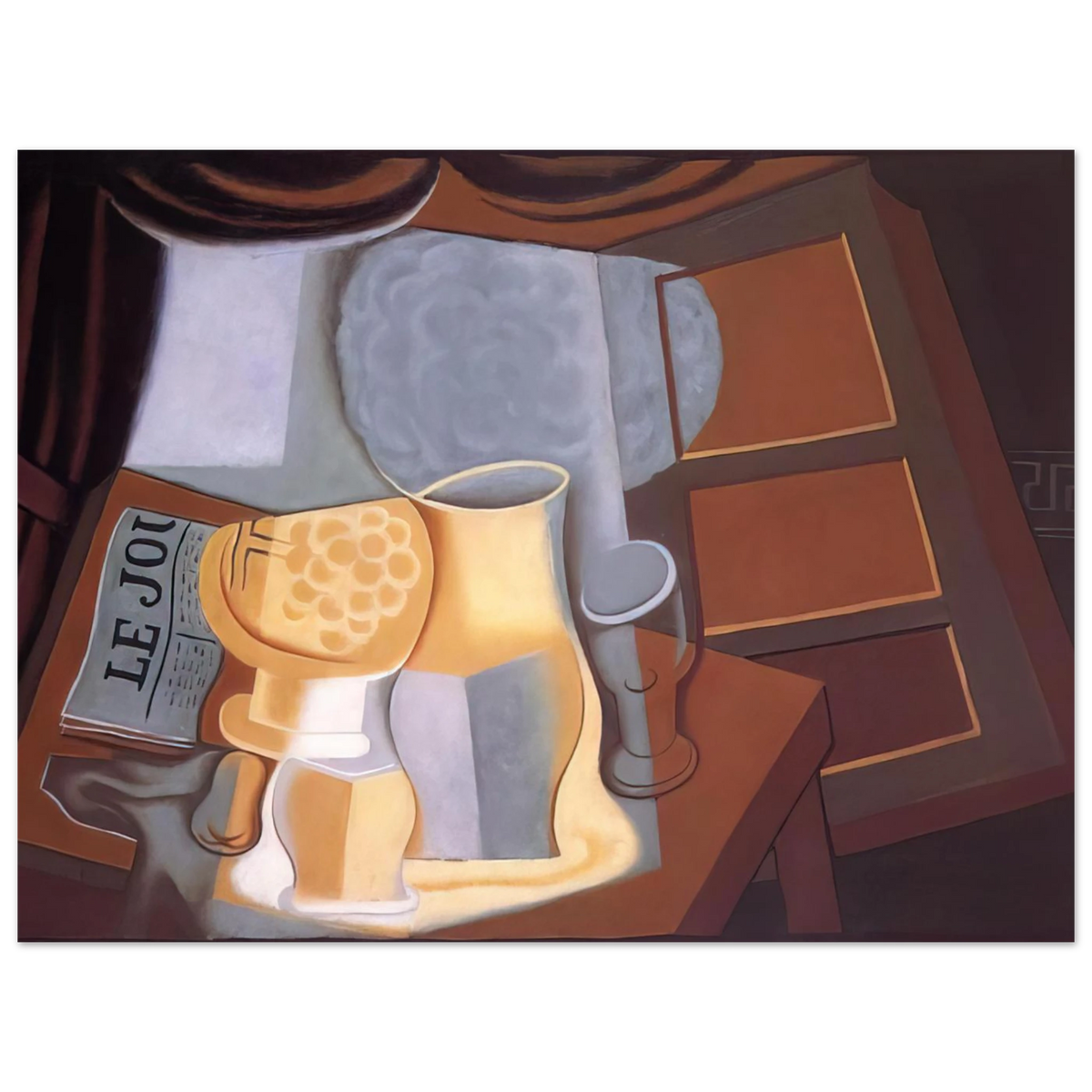 The Table In Front Of The Window by Juan Gris (1921) – art poster, view 2