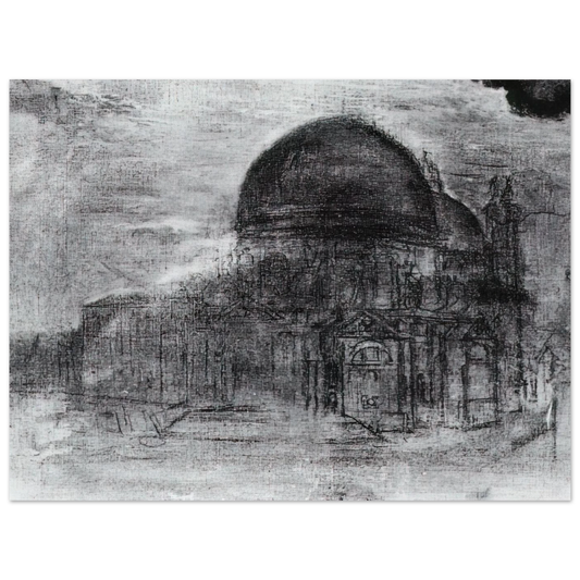 Cathedral Unfinished by Salvador Dali – art poster