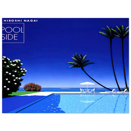 Poolside No. 5 by Hiroshi Nagai – art poster