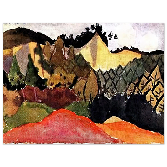 In The Quarry by Paul Klee – art poster