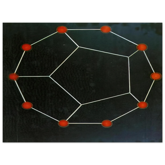 Pentagonal Sardana 1 by Salvador Dali – art poster