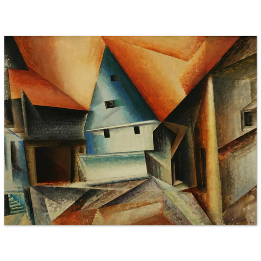 Oberweimar by Lyonel Feininger (1921) – art poster, view 2