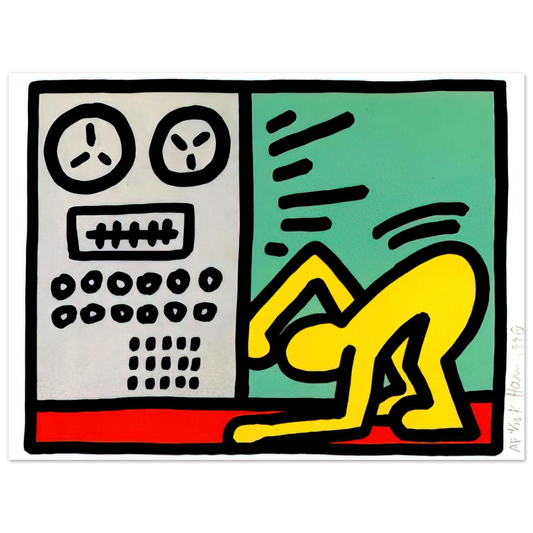 Pop Shop III by Keith Haring (1989) – art poster