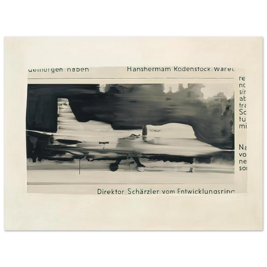 Scharzler by Gerhard Richter (1964) – art poster