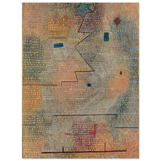 Rising Star by Paul Klee (1923) – art poster