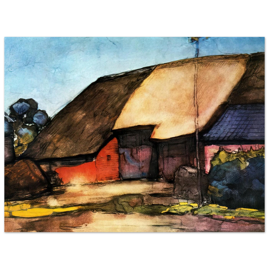 Small Farm On Nistelrode by Piet Mondrian – art poster, view 2
