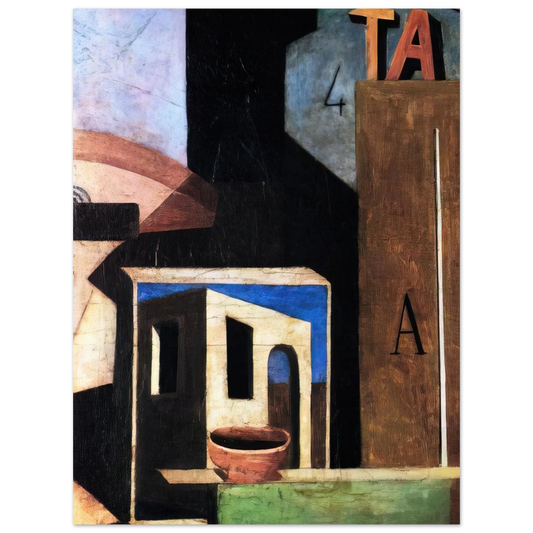 La Composizione Ta by Carlo Carra (1916) – art poster