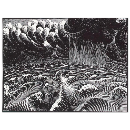 The 2nd Day Of The Creation by M.C. Escher – art poster