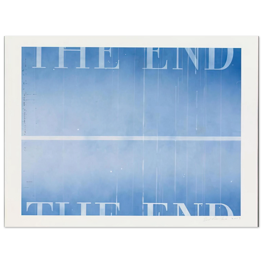 The End 40 by Edward Ruscha (2003) – art poster