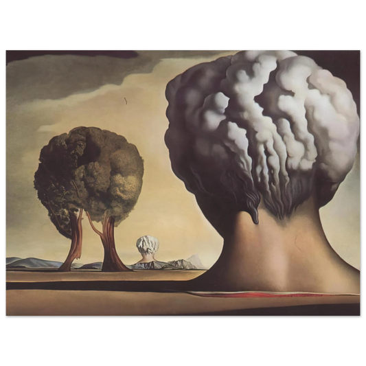 Three Sphinxes Of Bikini by Salvador Dali – art poster