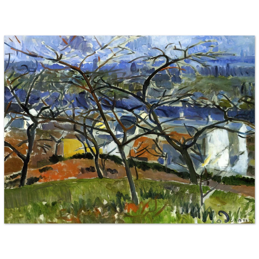 Landscape Near Chatou by Andre Derain (1904) – art poster