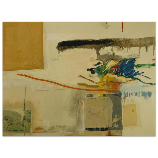 Untitled Formerly Titled Collage With Horse by Robert Rauschenberg (1957) – art poster, view 2