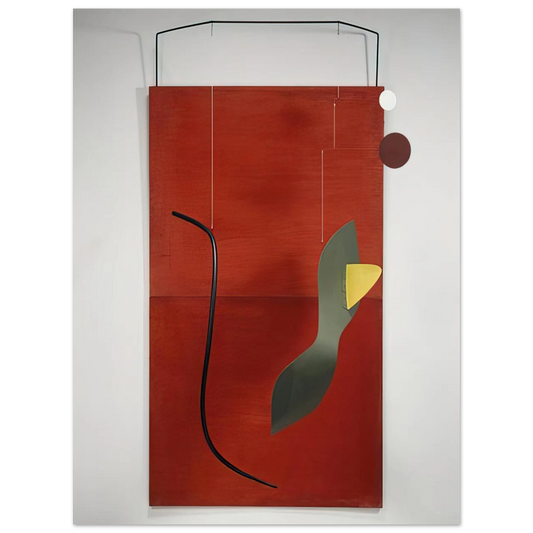 Red Panel by Alexander Calder (1936) – art poster