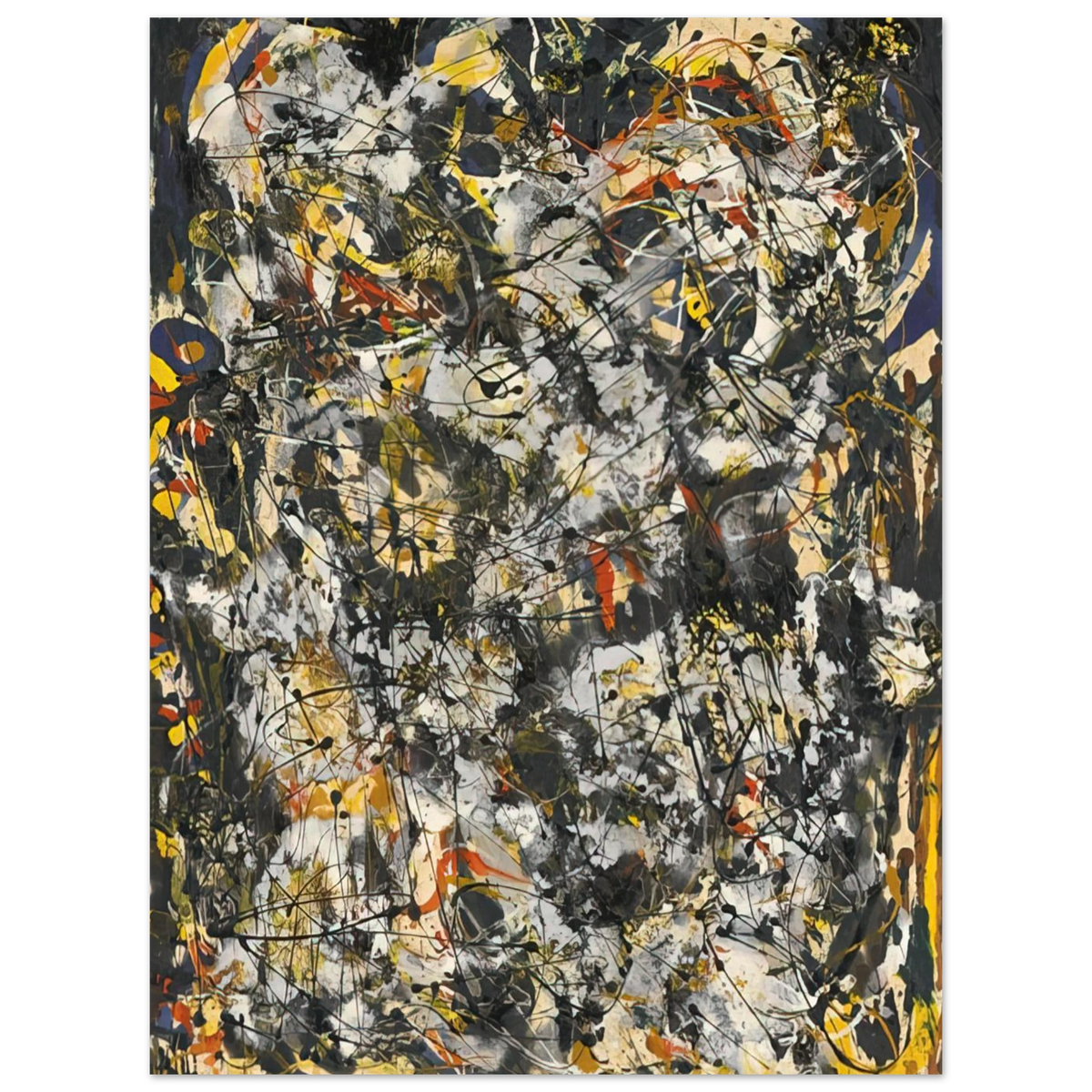 Number 4 by Jackson Pollock (1951) – art poster, view 2