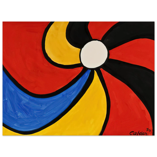 The Big Wheel by Alexander Calder (1970) – art poster, view 2