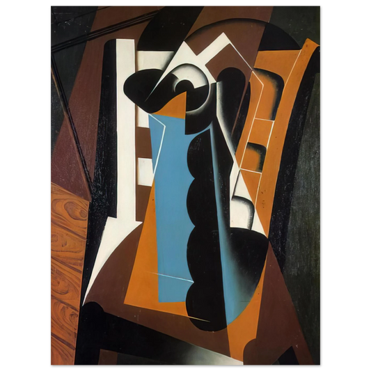 Still Life On A Chair by Juan Gris (1917) – art poster, view 2