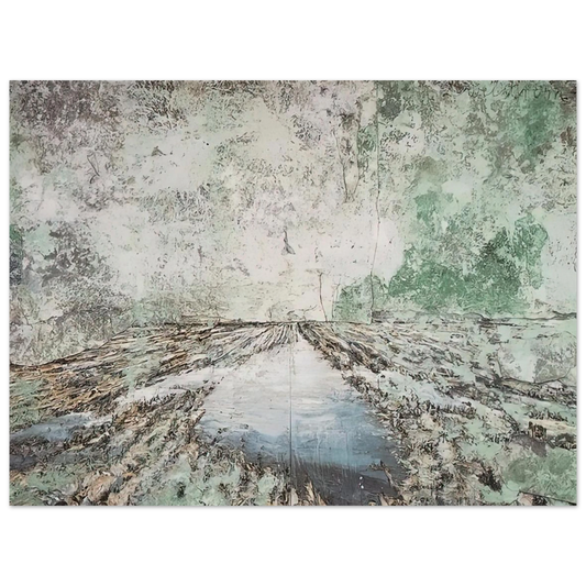 The Land Of The Two Rivers Zweistromland by Anselm Kiefer (1995) – art poster