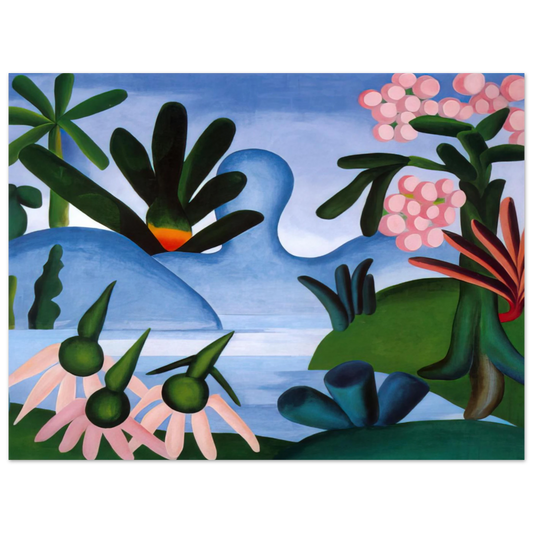 The Lake by Tarsila do Amaral – art poster, view 2