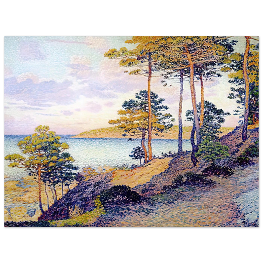 The Pointe St Pierre At St Tropez by Theo van Rysselberghe (1896) – art poster, view 2