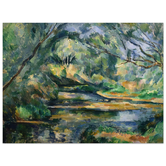The Brook by Paul Cézanne – art poster, view 2