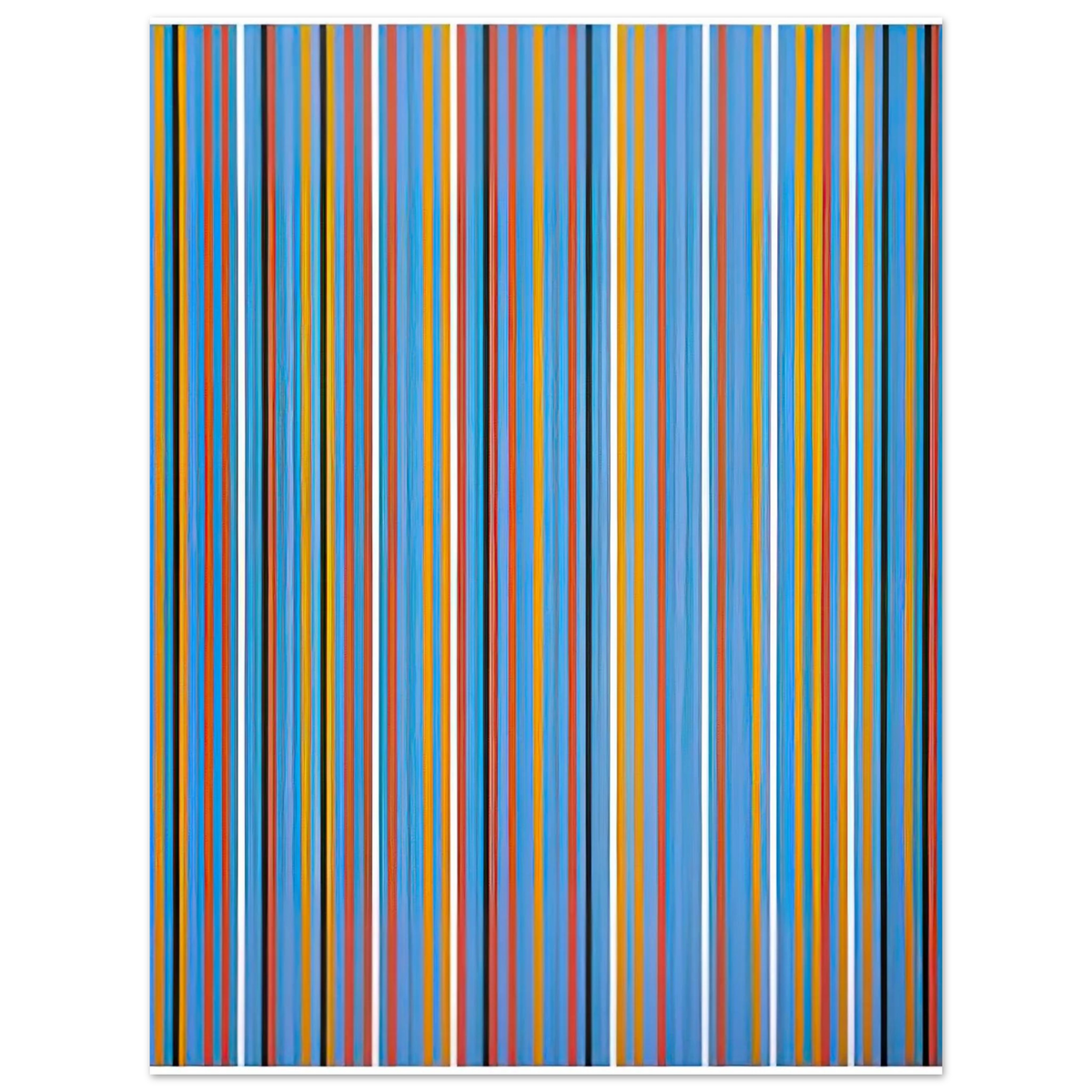 Big Blue by Bridget Riley (1982) – art poster, view 2