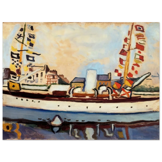 The English Yacht by Raoul Dufy (1906) – art poster