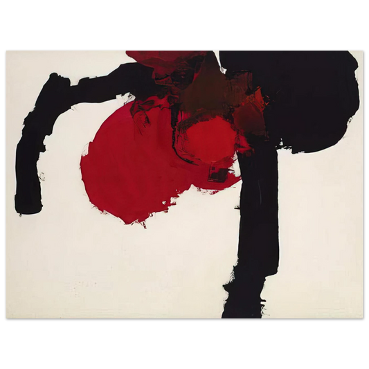 Composition by Luis Feito (1964) – art poster