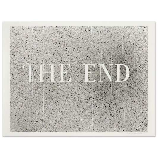 The End 60 by Edward Ruscha (2005) – art poster, view 2