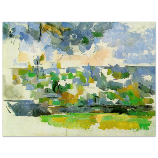 The Garden At Les Lauves by Paul Cézanne – art poster
