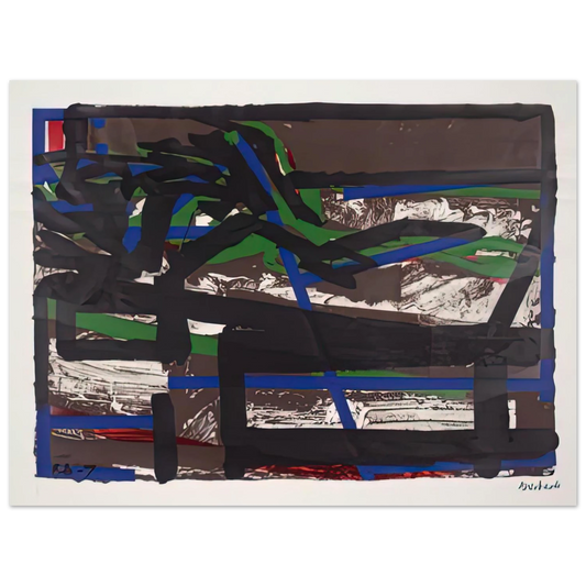 Reclining Figure II by Frank Auerbach – art poster